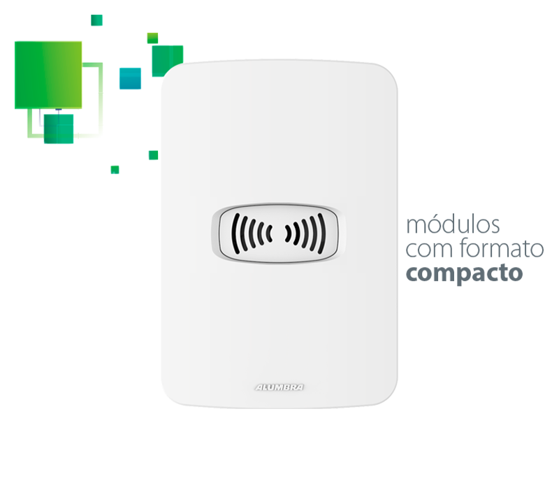 Os módulos em formato cônico da linha Gracia MAXX da ALUMBRA proporcionam mais espaço interno e melhor alocação dos fios nas caixinhas.